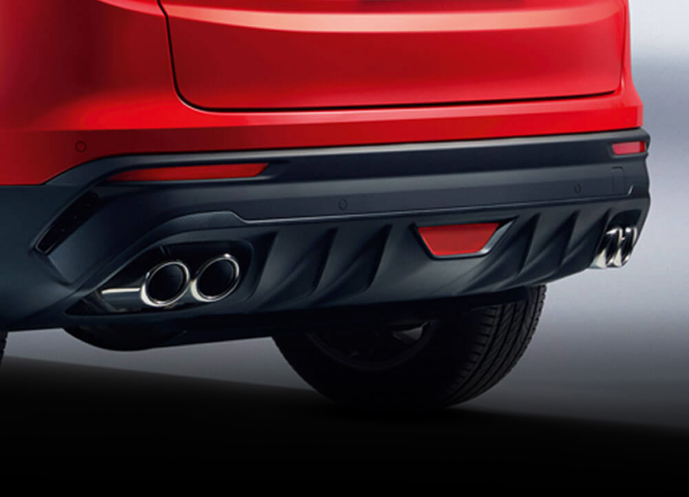 Quad Exhaust Tailpipes