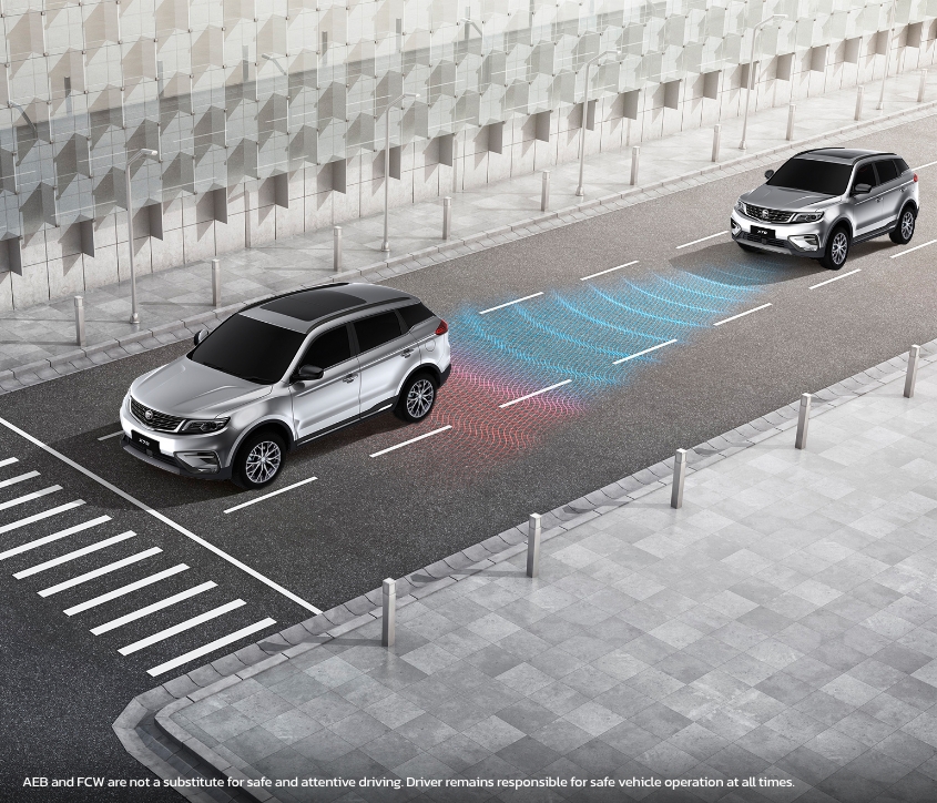 Autonomous Emergency Braking (AEB) and Forward Collision Warning (FCW)